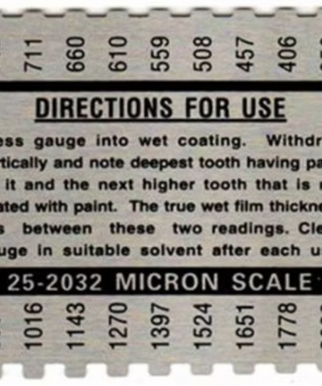Wet Film thickness Gauge